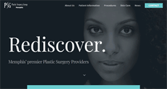 Desktop Screenshot of memphisplasticsurgery.com